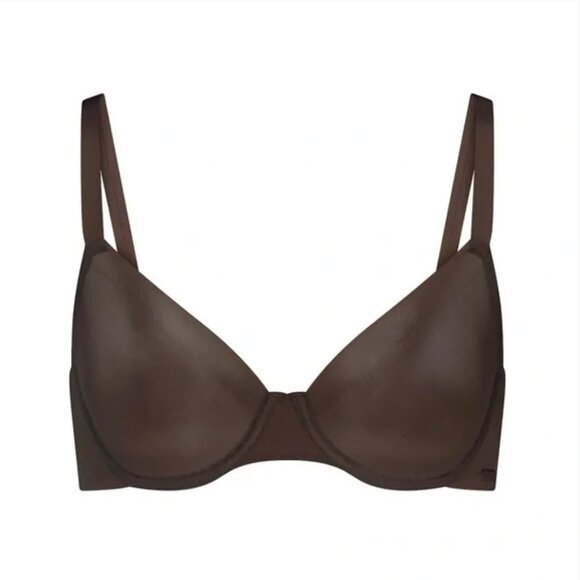 NWT Skims No Show Unlined Demi Bra in Espresso 32D - Picture 1 of 5